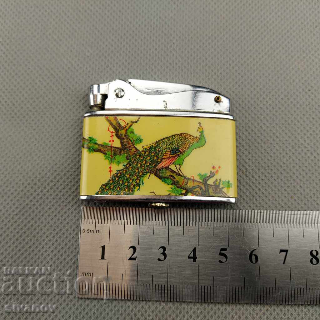 Interesting Old Metal Gasoline Lighter B0121 - 5 Interesting Old Metal Gasoline Lighter B0121 - 5