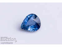 Blue Ceylon sapphire 0.42ct heated only