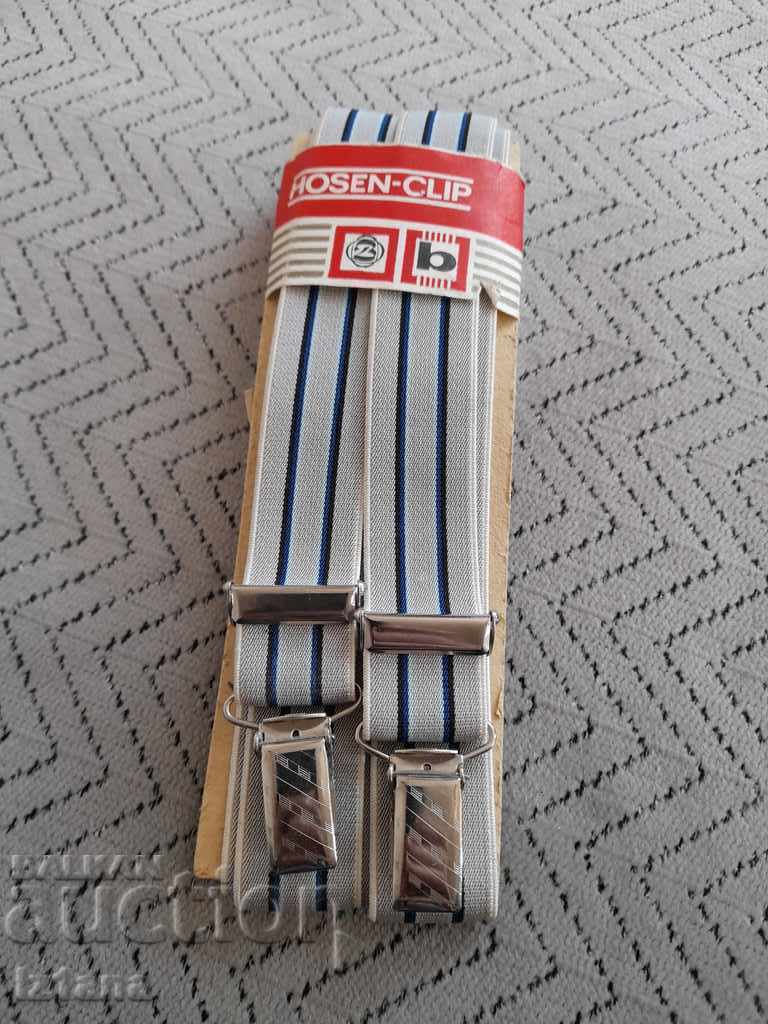 Old suspenders, straps