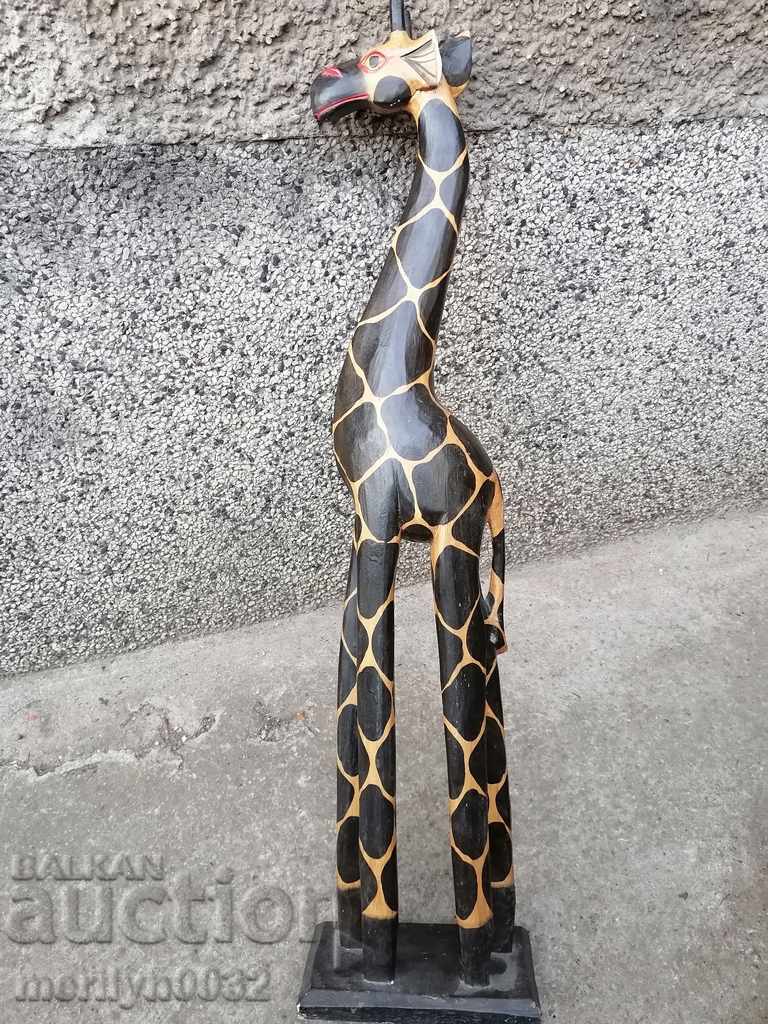 Wooden figure, plastic, statuette, panel, giraffe - 6 Wooden figure, plastic, statuette, panel, giraffe - 6