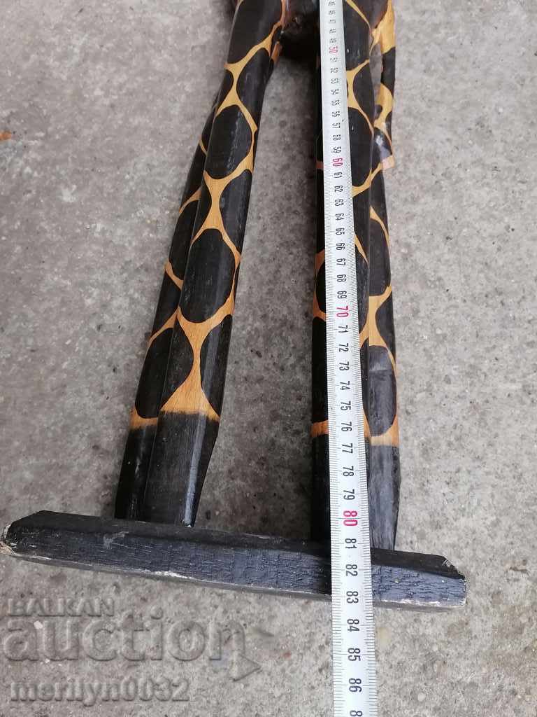 Wooden figure, plastic, statuette, panel, giraffe - 7 Wooden figure, plastic, statuette, panel, giraffe - 7