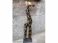 Wooden figure, plastic, statuette, panel, giraffe