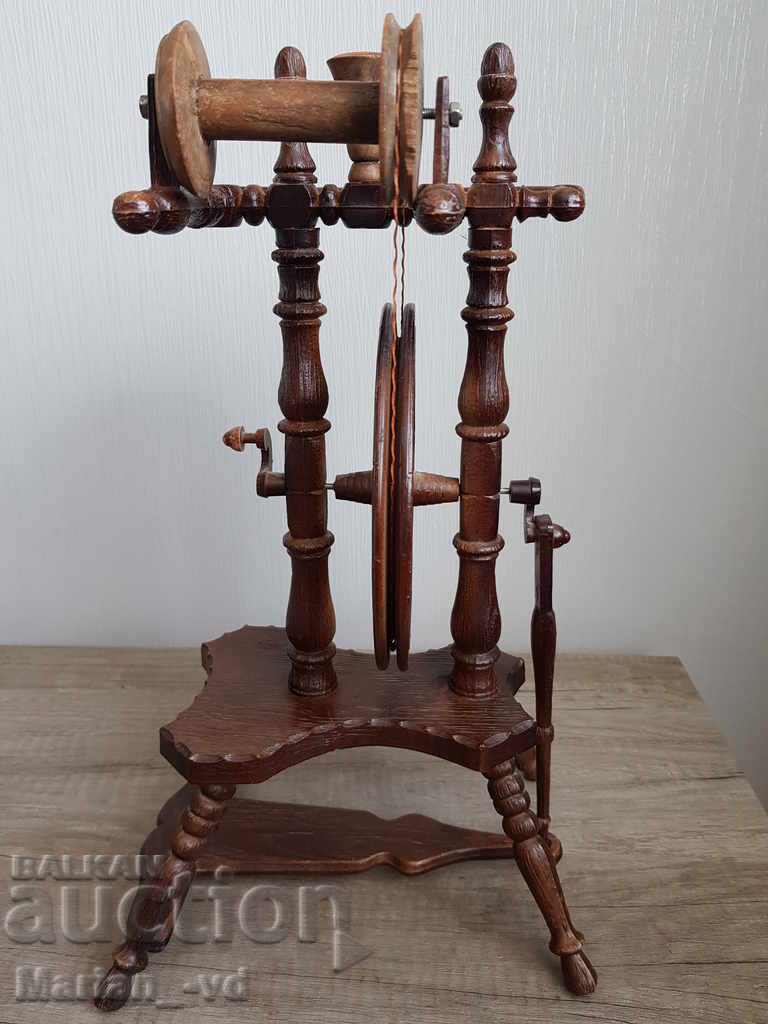 Auction Souvenir model of a chakra made of plastic and wood Auction Souvenir model of a chakra made of plastic and wood