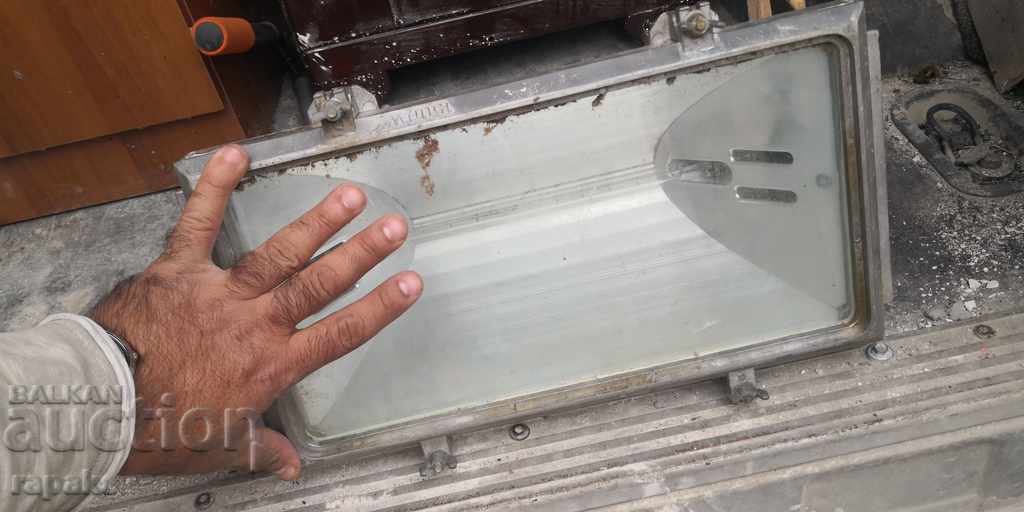 Old, massive headlamp, searchlight, lantern, lamp, with price 85.00 BGN | € 43.46