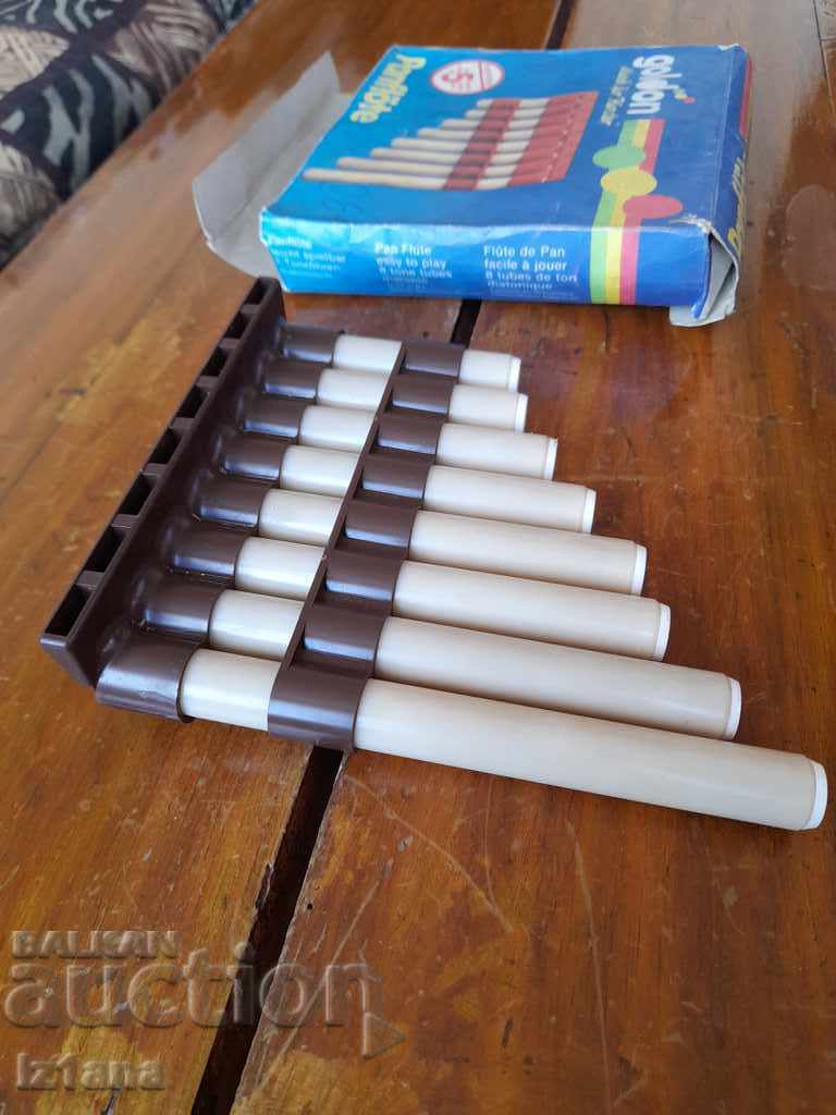 Auction  Old Goldon Children's Panflute