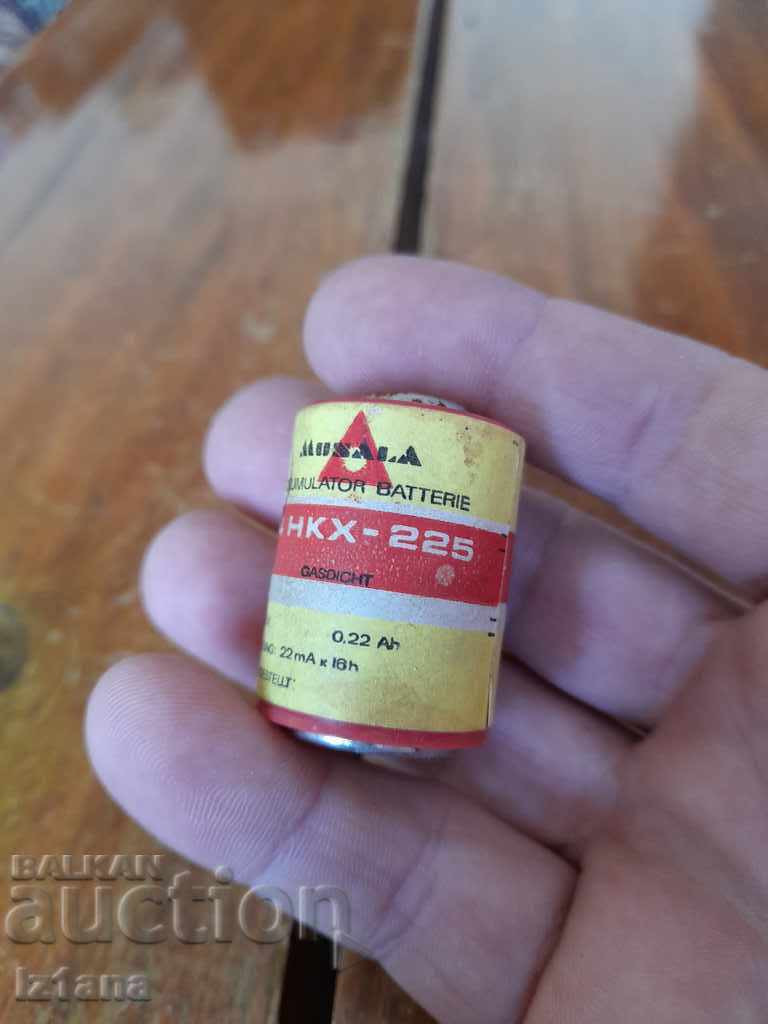 Auction Old battery Musala Auction Old battery Musala