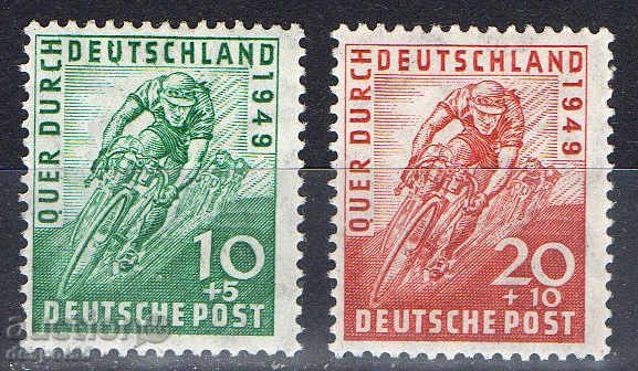1949. Germany. British-American Zone. Sports.