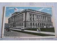 Old postcard "The city Hall", Cleveland, USA 1930