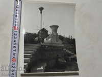 Fotografie veche Nessebar Moara de vânt și fântâna 1980 PE