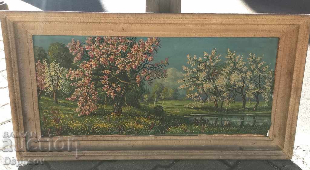 Стара Картина Максимов Пролет Дървета