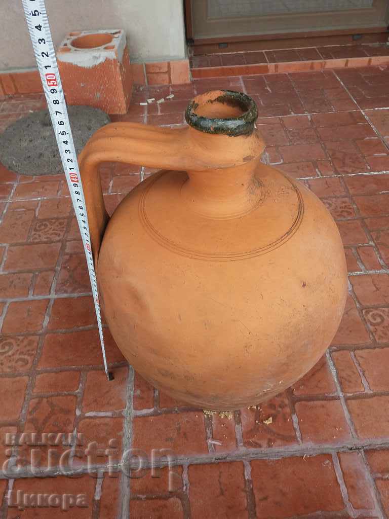 OLD LARGE CLAY JAR with price 60.00 BGN | € 30.68 OLD LARGE CLAY JAR with price 60.00 BGN | € 30.68