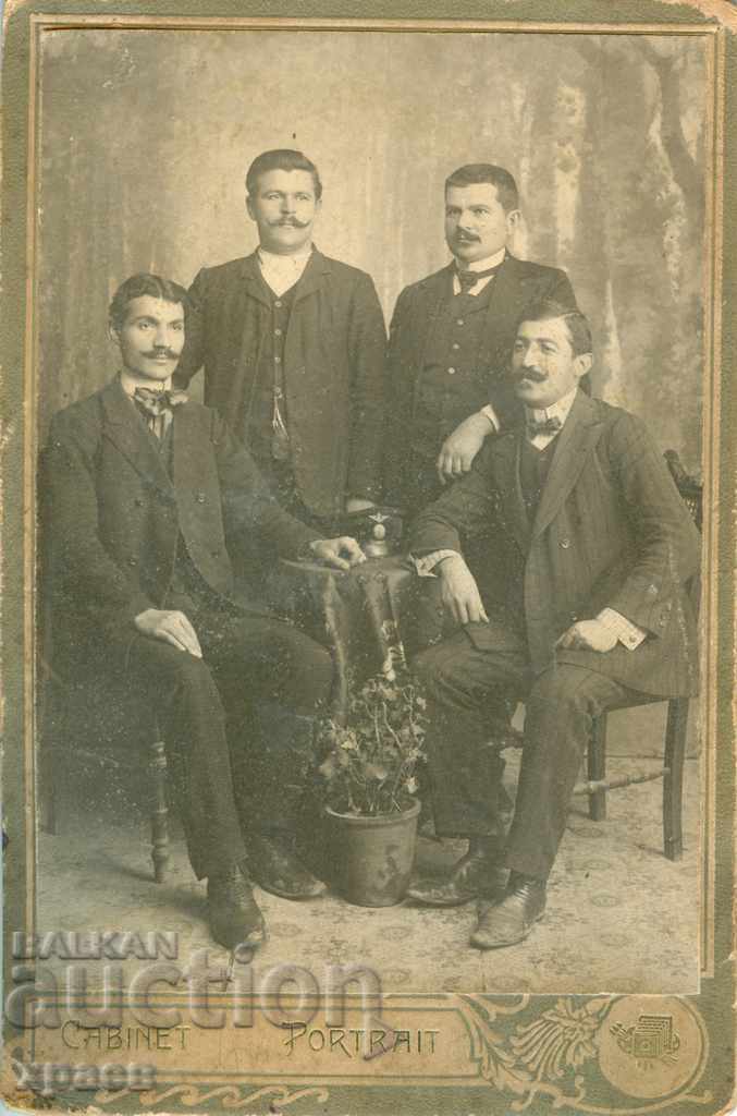 FOTO VECHE - CARTON - TACHEV - PAZARDZIK - 1913
