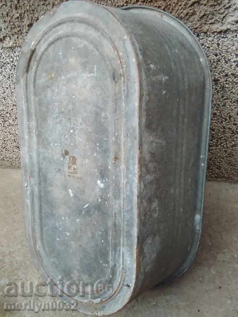 Old galvanized trough, household dish basin with price 89.00 BGN | € 45.50