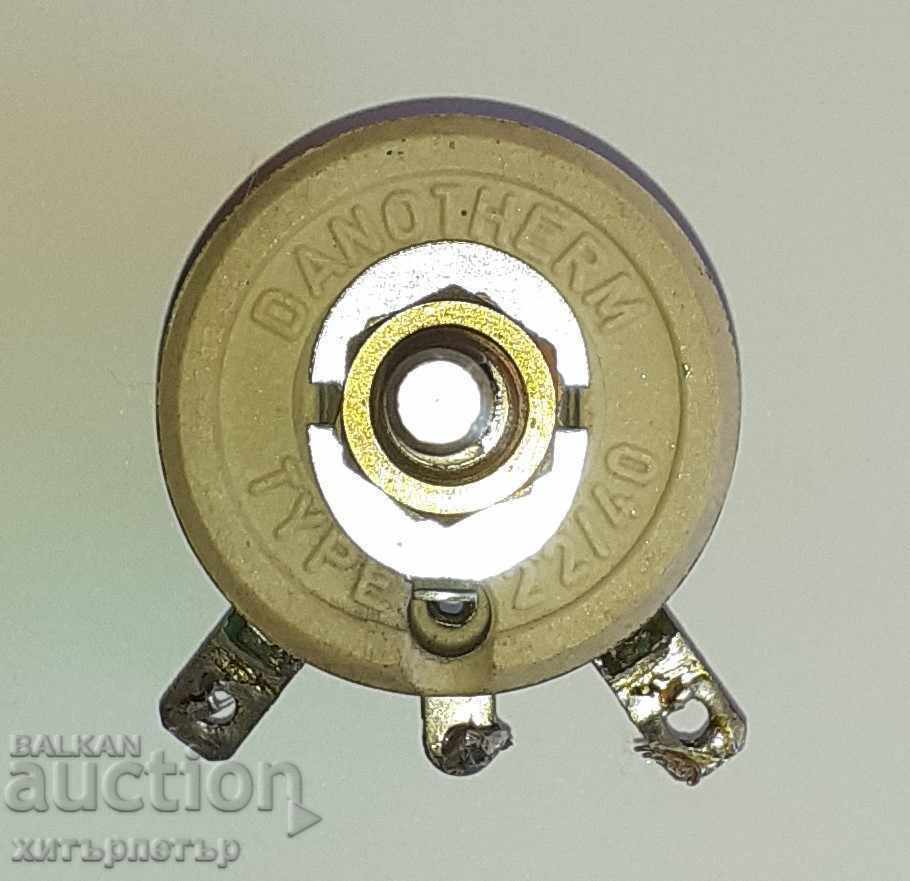 Potentiometer Danotherm rheostat Danotherm 22/40 100R with price 40.00 BGN | € 20.45