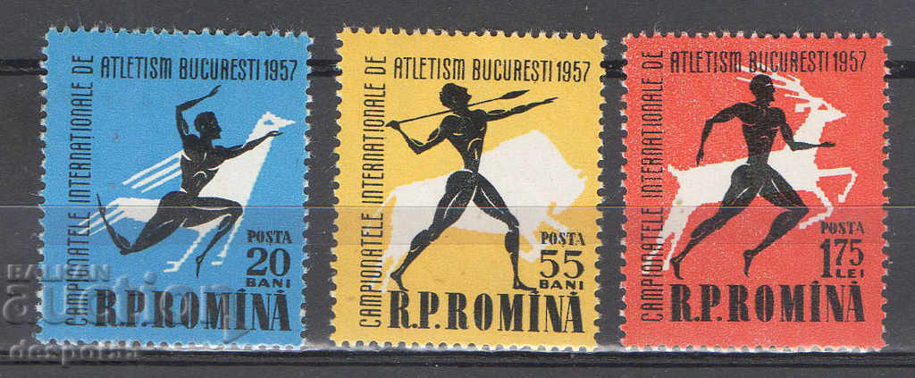 1957. România. Jocuri Internaționale de Atletism, București.