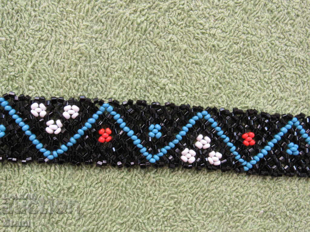 Bead belt with geometric figures from the time of the Soc - 5 Bead belt with geometric figures from the time of the Soc - 5