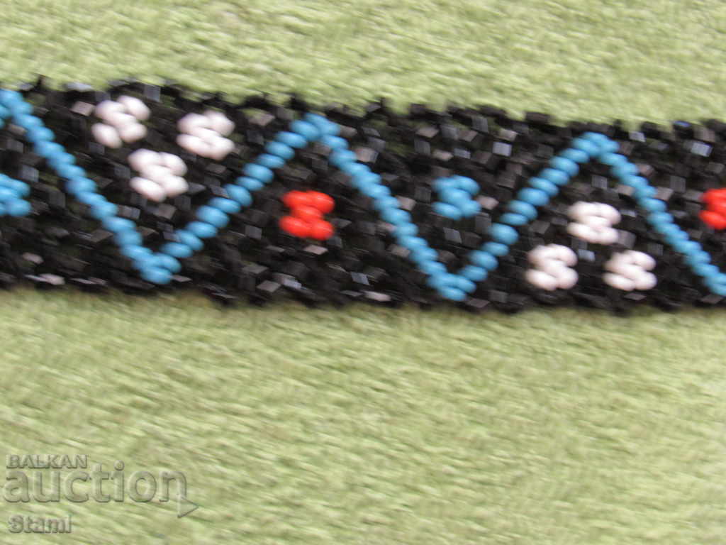 Bead belt with geometric figures from the time of the Soc - 7 Bead belt with geometric figures from the time of the Soc - 7