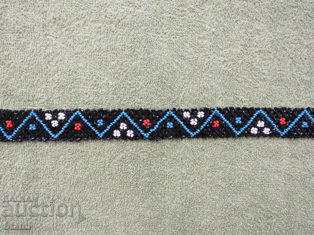 Bead belt with geometric figures from the time of the Soc