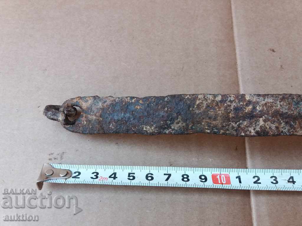 OLD MASSIVE FORGED LOCK - CRANE - 5