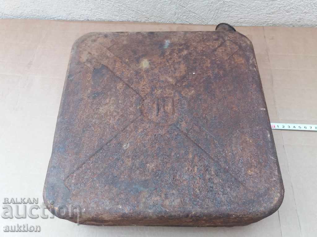 OLD MILITARY FUEL TUBE 10 LITERS - 5 OLD MILITARY FUEL TUBE 10 LITERS - 5