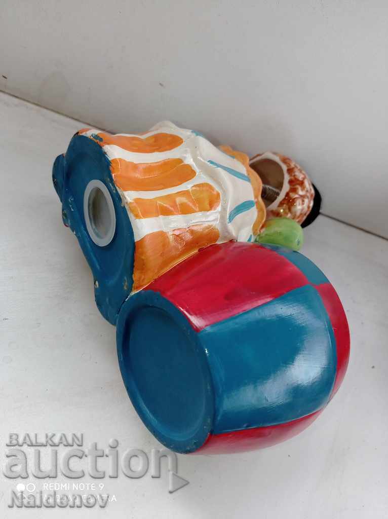 Auction Clown porcelain piggy bank Auction Clown porcelain piggy bank