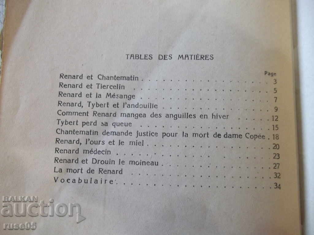 The book "LE ROMAN DE RENARD" - 42 pages. - 5 The book "LE ROMAN DE RENARD" - 42 pages. - 5