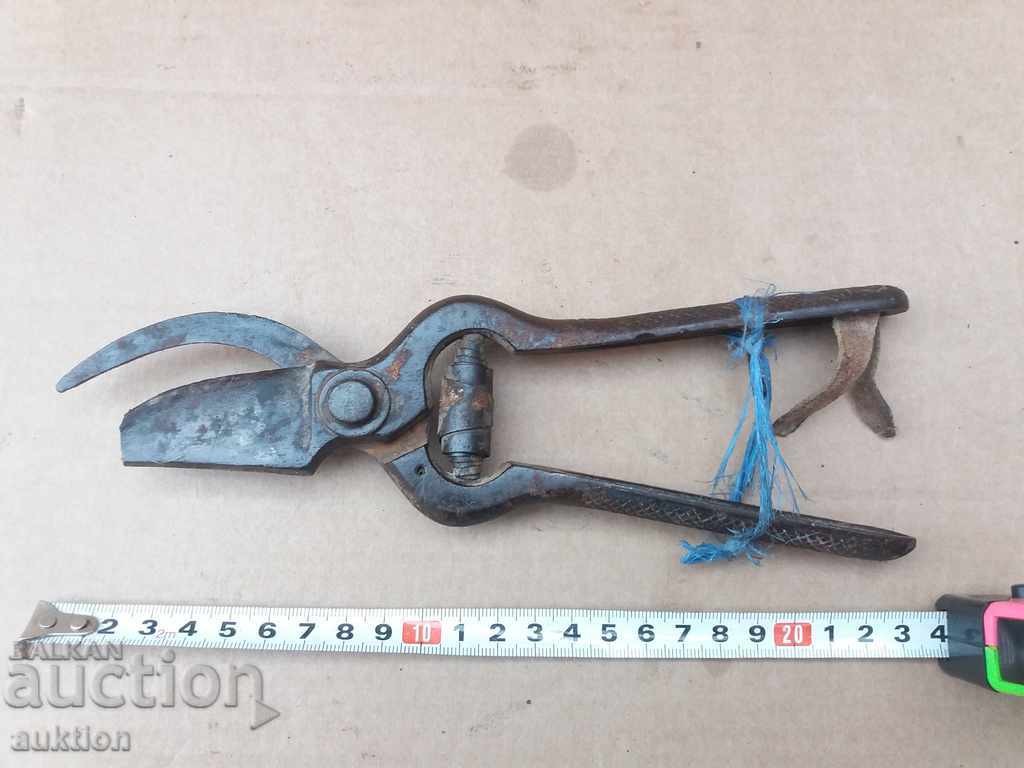 OLD VINEYARD SCISSORS - WORKING, SOLID IRON with price 3.99 BGN | € 2.04 OLD VINEYARD SCISSORS - WORKING, SOLID IRON with price 3.99 BGN | € 2.04