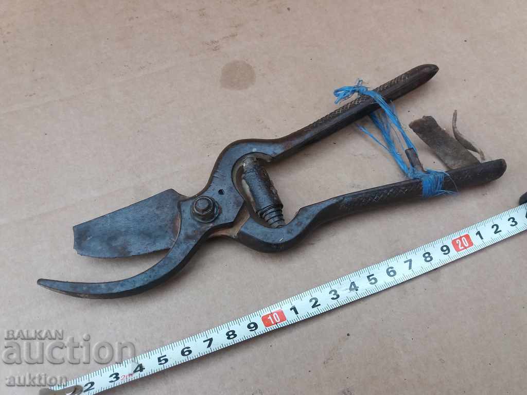 OLD VINEYARD SCISSORS - WORKING, SOLID IRON - 5 OLD VINEYARD SCISSORS - WORKING, SOLID IRON - 5