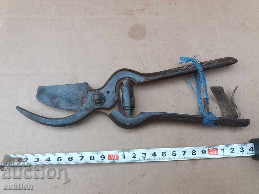 OLD VINEYARD SCISSORS - WORKING, SOLID IRON - 6 OLD VINEYARD SCISSORS - WORKING, SOLID IRON - 6