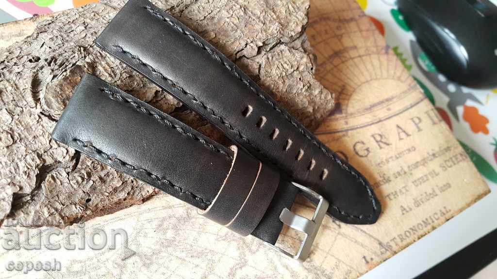 Δερμάτινο λουράκι ρολογιού 22mm Γνήσιο δέρμα 686 με τιμή 40.00 BGN | € 20.45
