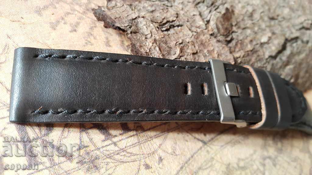 Δερμάτινο λουράκι ρολογιού 22mm Γνήσιο δέρμα 686 - 5