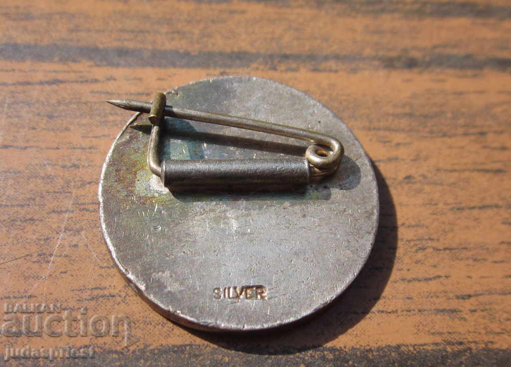 Παράδοση παλιό ασημένιο σήμα ασημένιο σήμα κλαμπ Azucar club Azucar Παράδοση παλιό ασημένιο σήμα ασημένιο σήμα κλαμπ Azucar club Azucar