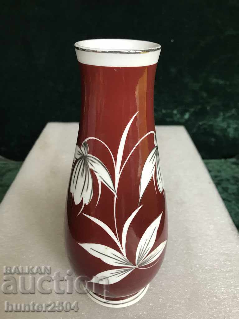 GDR porcelain vase