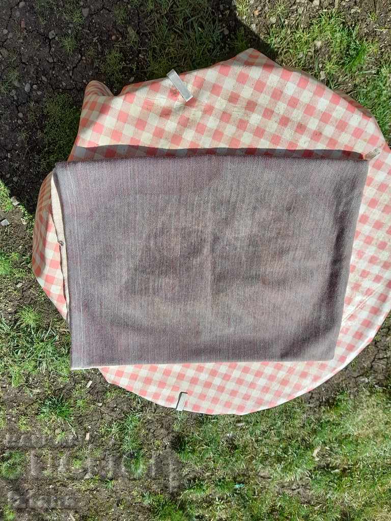 Auction  An old embroidered pillow case