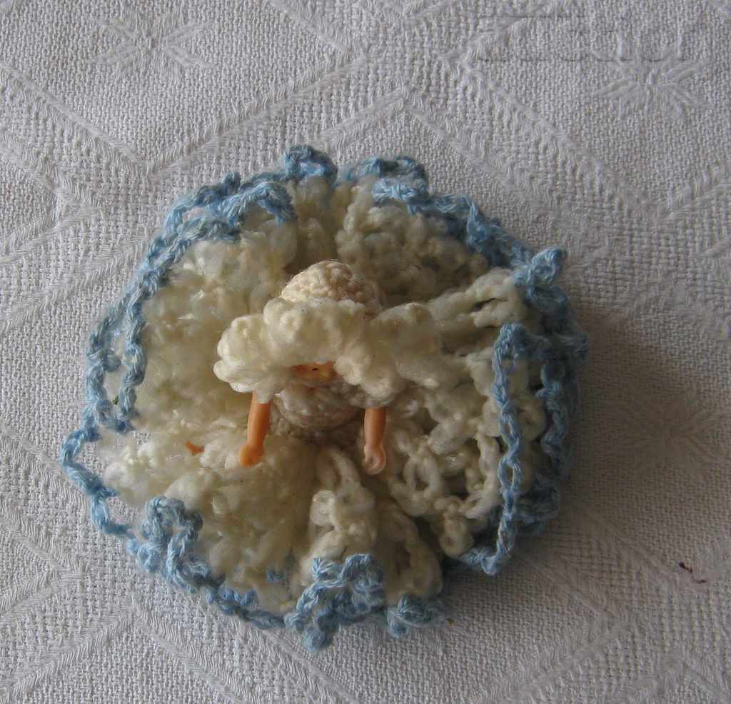 Auction BALLERINA DOLL KNITTED CLOTHES BLUE Auction BALLERINA DOLL KNITTED CLOTHES BLUE