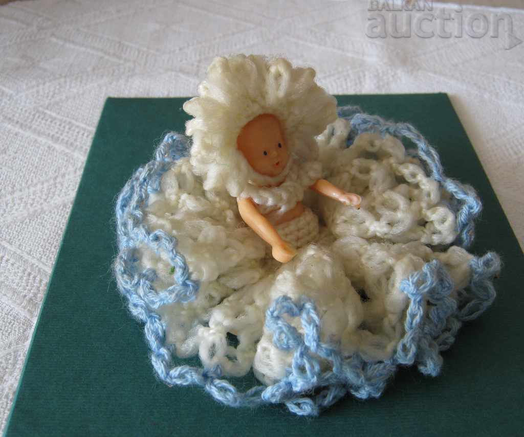 BALLERINA DOLL KNITTED CLOTHES BLUE - 5 BALLERINA DOLL KNITTED CLOTHES BLUE - 5
