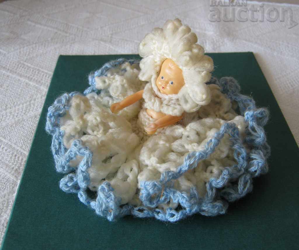 BALLERINA DOLL KNITTED CLOTHES BLUE - 6 BALLERINA DOLL KNITTED CLOTHES BLUE - 6