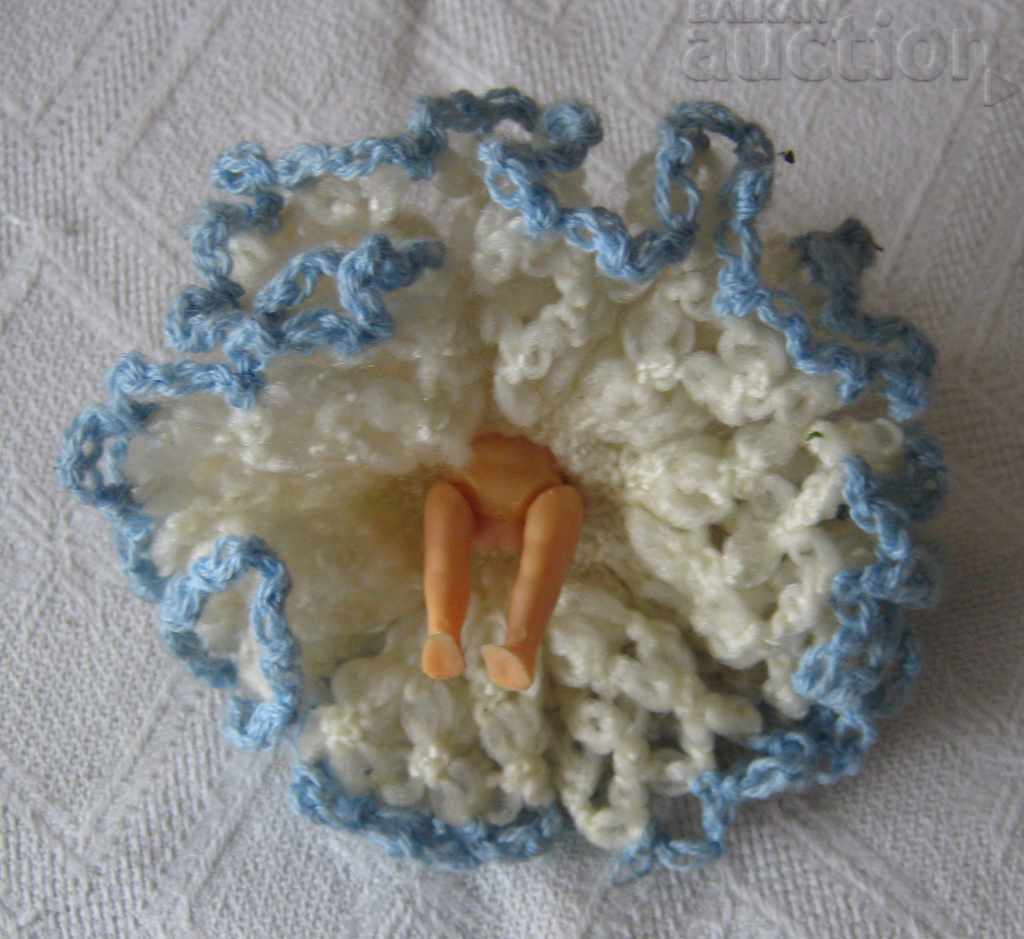 BALLERINA DOLL KNITTED CLOTHES BLUE - 7 BALLERINA DOLL KNITTED CLOTHES BLUE - 7