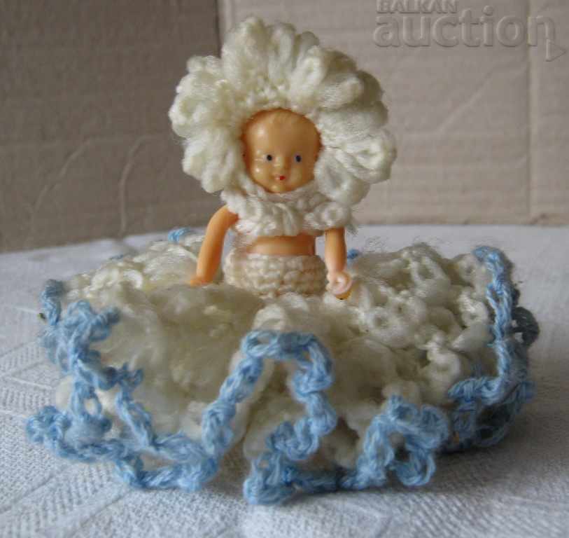 BALLERINA DOLL KNITTED CLOTHES BLUE