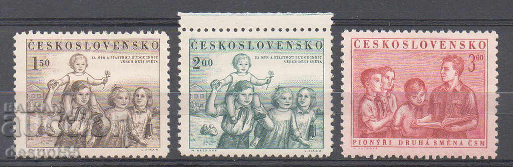 1952. Cehoslovacia. Ziua Internațională a Copilului.