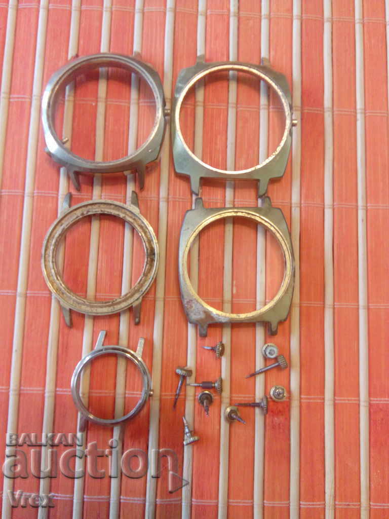 Gilded frames and crowns of Russian watches - 15 with price 160.00 BGN | € 81.81 Gilded frames and crowns of Russian watches - 15 with price 160.00 BGN | € 81.81