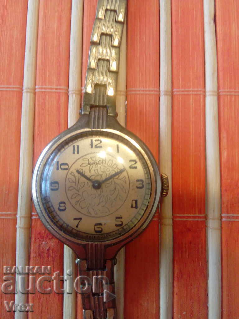 Gold-plated LUCH /LUCH watch - 5