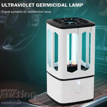 Βακτηριδιακή λάμπα UV, φορητή, επαναφορτιζόμενη μπαταρία - 3,8W