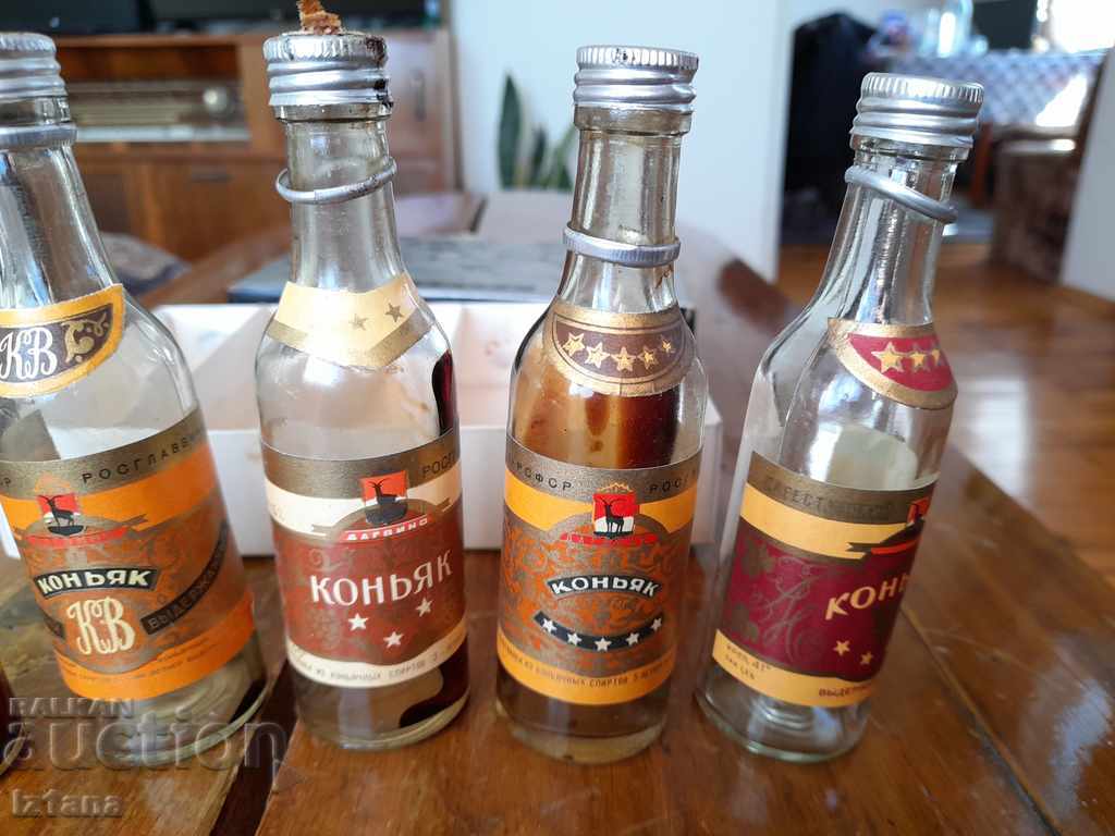 Old bottles, bottles of Cognac - 5