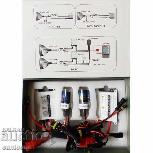 55W H3 6000K XENON KIT SLIM (balast subțire cu preț 42.98 BGN | € 21.98