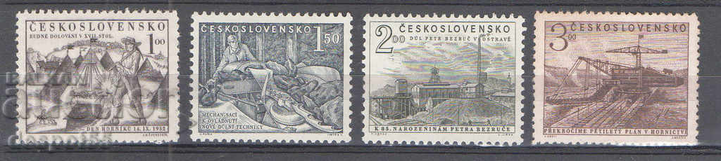 1952. Czechoslovakia. Miner's Day.