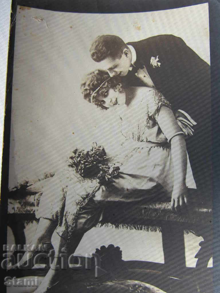 Old greeting postcard, 1928 with price 10.00 BGN | € 5.11 Old greeting postcard, 1928 with price 10.00 BGN | € 5.11