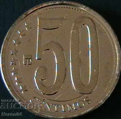 50 центимос 2007, Венецуела