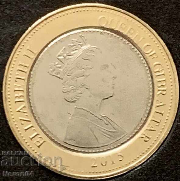 2 pounds 2015, Gibraltar with price 34.99 BGN | € 17.89 2 pounds 2015, Gibraltar with price 34.99 BGN | € 17.89
