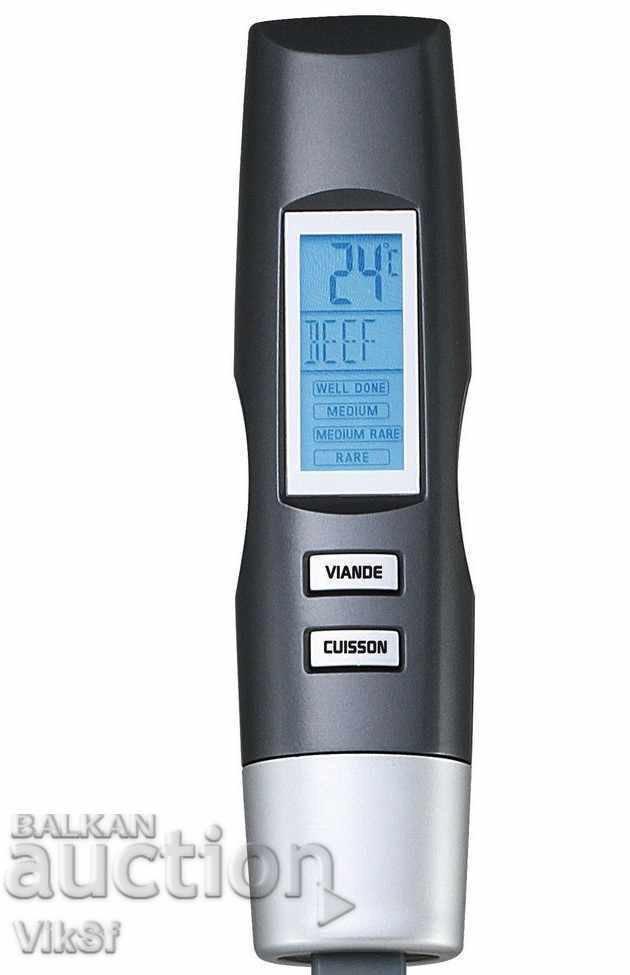Delivery of Fork with digital thermometer for barbecue, grill Delivery of Fork with digital thermometer for barbecue, grill